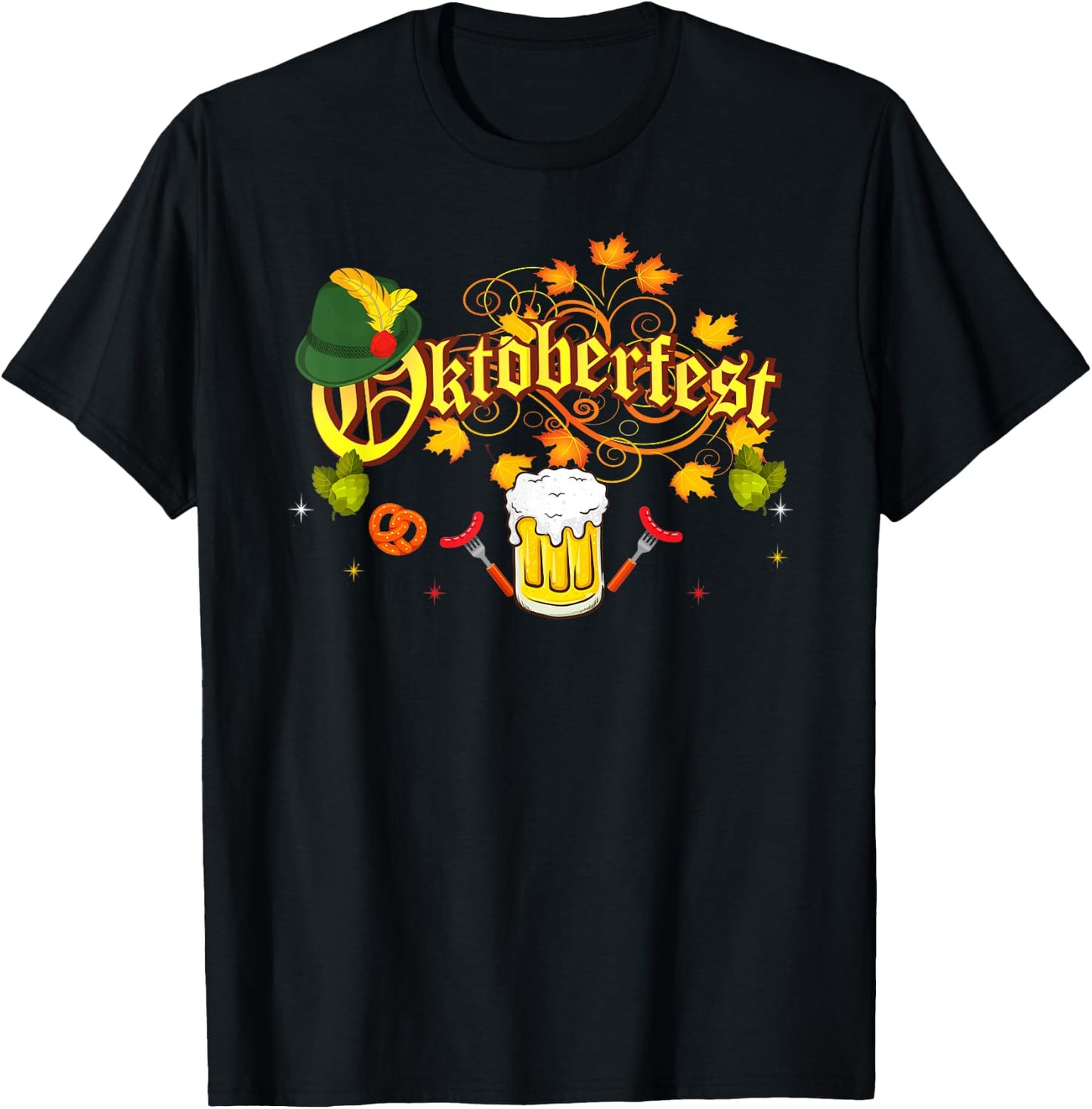 Oktoberfest German Beer Festival October T-Shirt - T-Shirt | Black