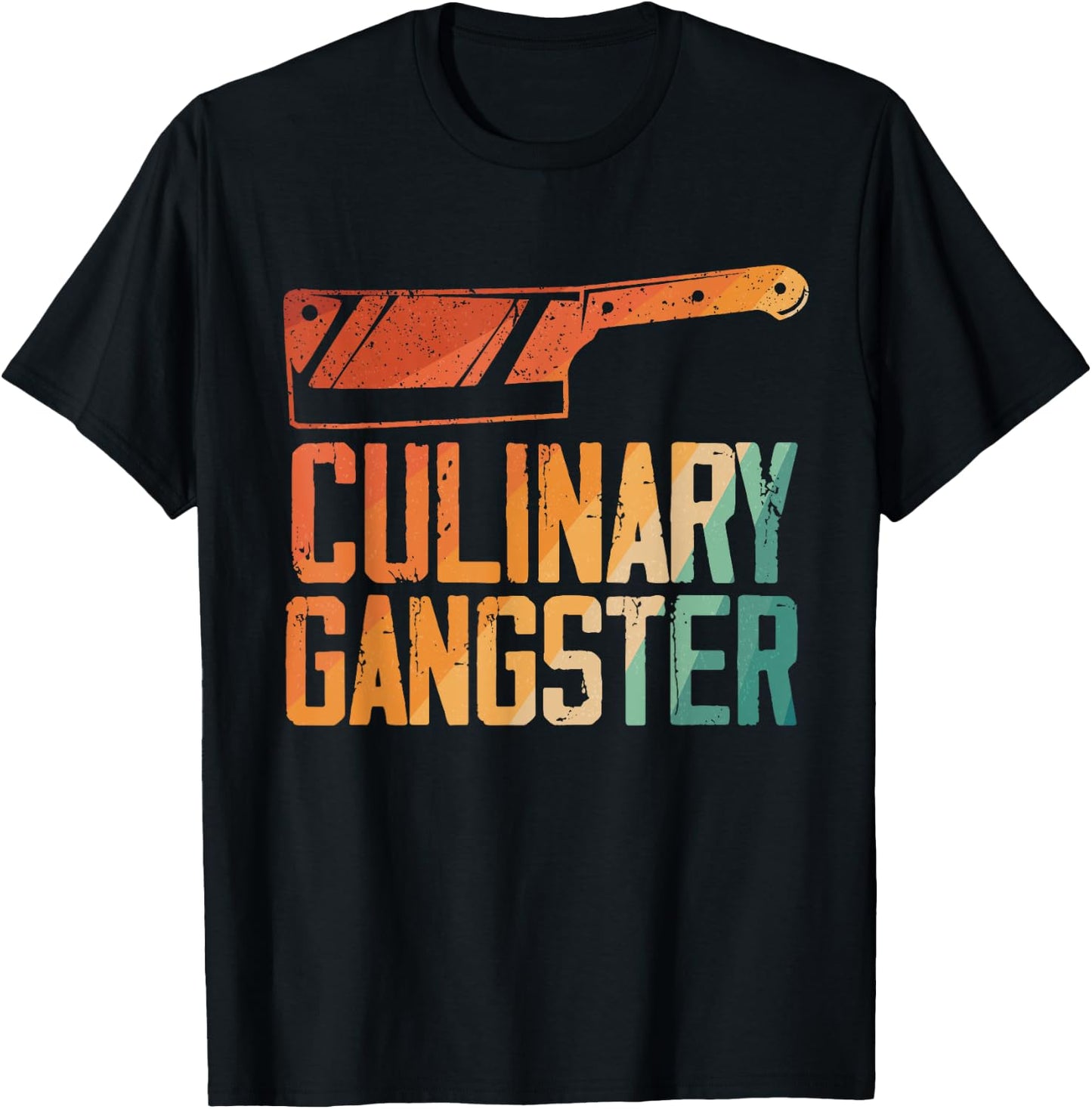Funny Chef Art Men Women Restaurant Kitchen Food Cooking T-Shirt - T-Shirt | Black