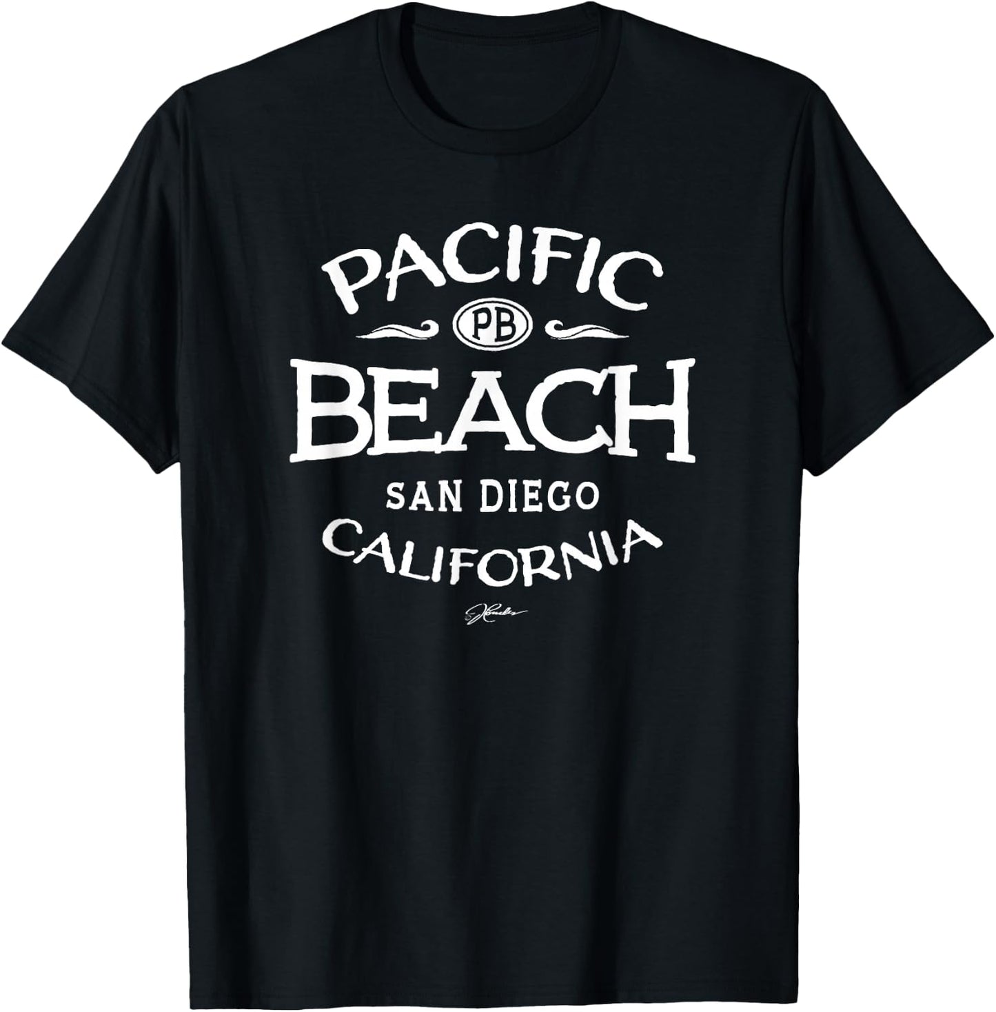 JCombs Pacific Beach San Diego California T-Shirt - T-Shirt | Black
