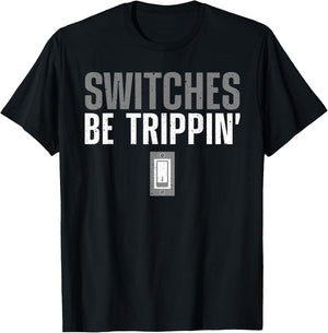 Electrician Art Women Electrical Switch Electrician T-Shirt - T-Shirt | Black