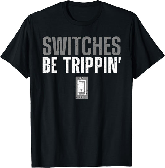 Electrician Art Women Electrical Switch Electrician T-Shirt - T-Shirt | Black