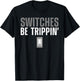 Electrician Art Women Electrical Switch Electrician T-Shirt - T-Shirt | Black
