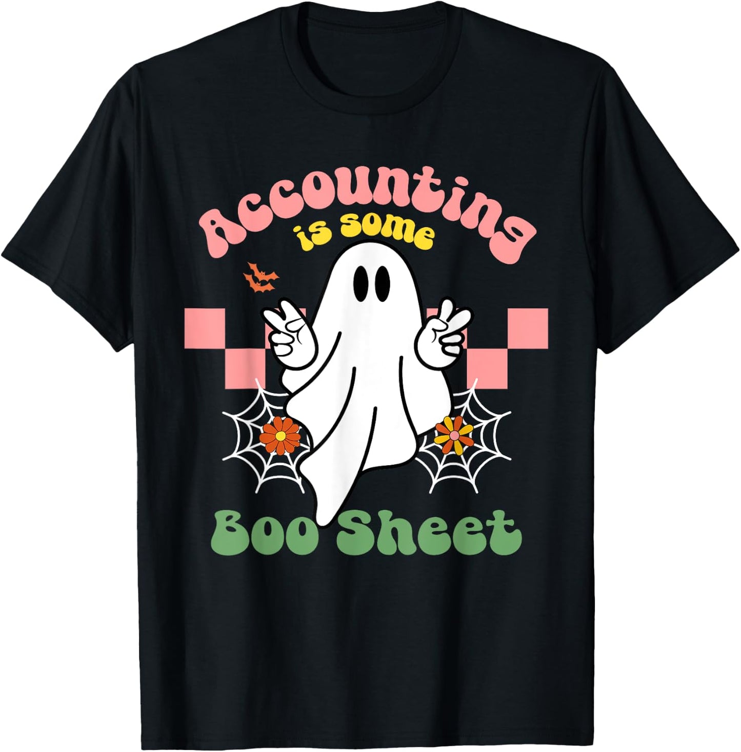 This Is Boo Sheet Accounting Halloween Costume Men Women T-Shirt - T-Shirt | Black