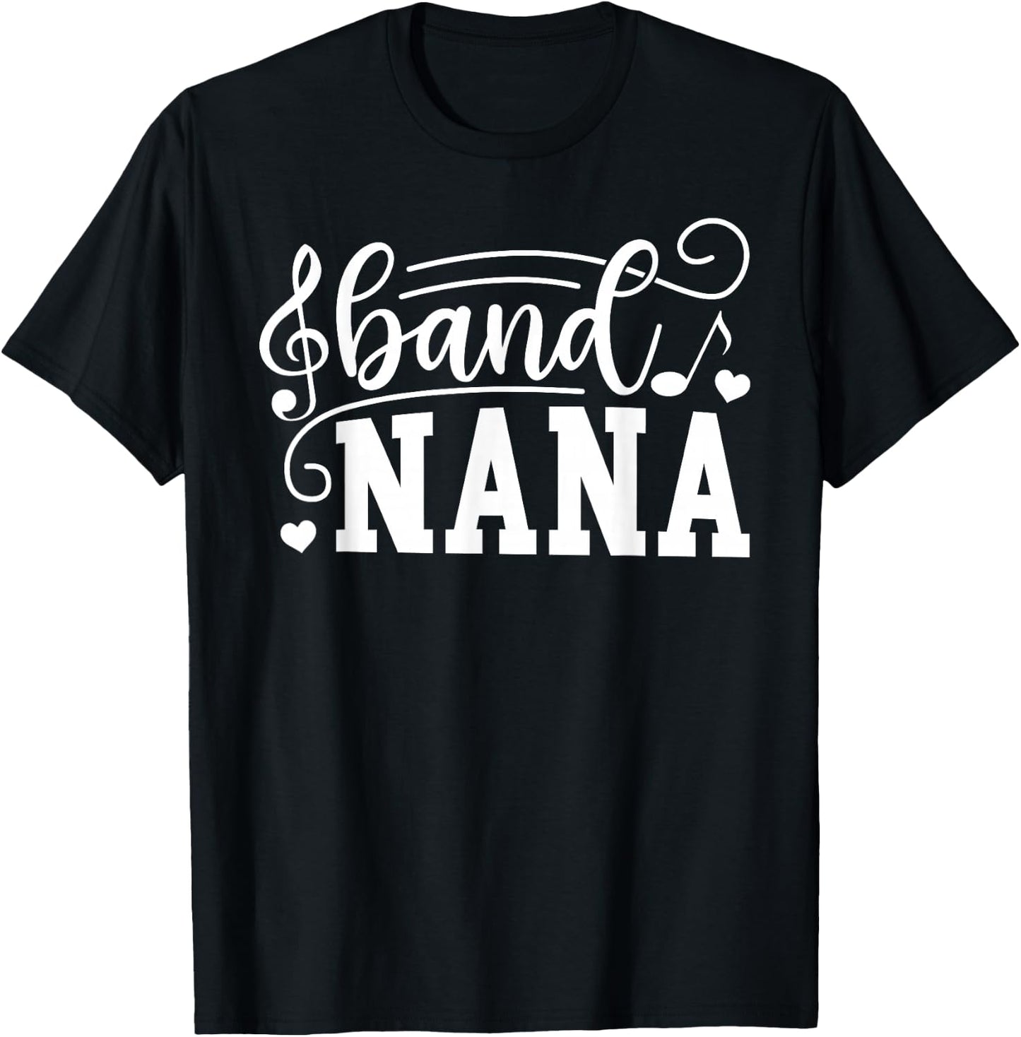 Band Nana Marching Band Nana Grandma T-Shirt - T-Shirt | Black