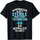 Sterile Processing Technician Instruments Tech Certification T-Shirt - T-Shirt | Black