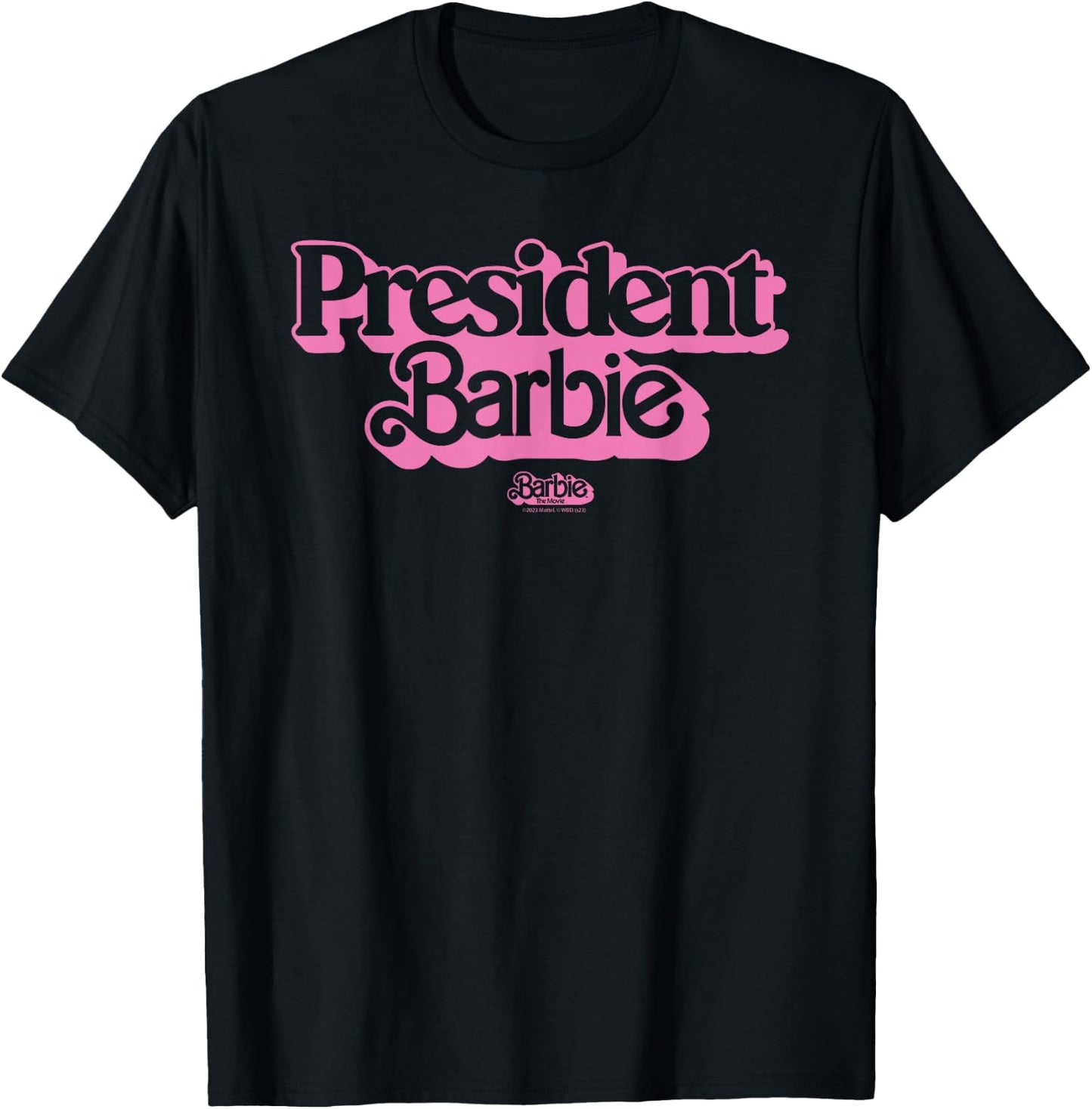 Barbie The Movie - President Barbie T-Shirt - T-Shirt | Black