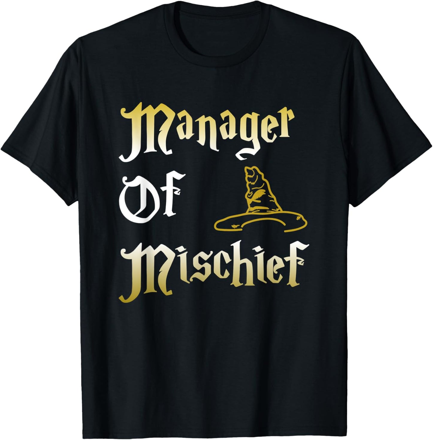 Manager Of Mischief Magical MOM Mischief Manager Mothers Day T-Shirt - T-Shirt | Black