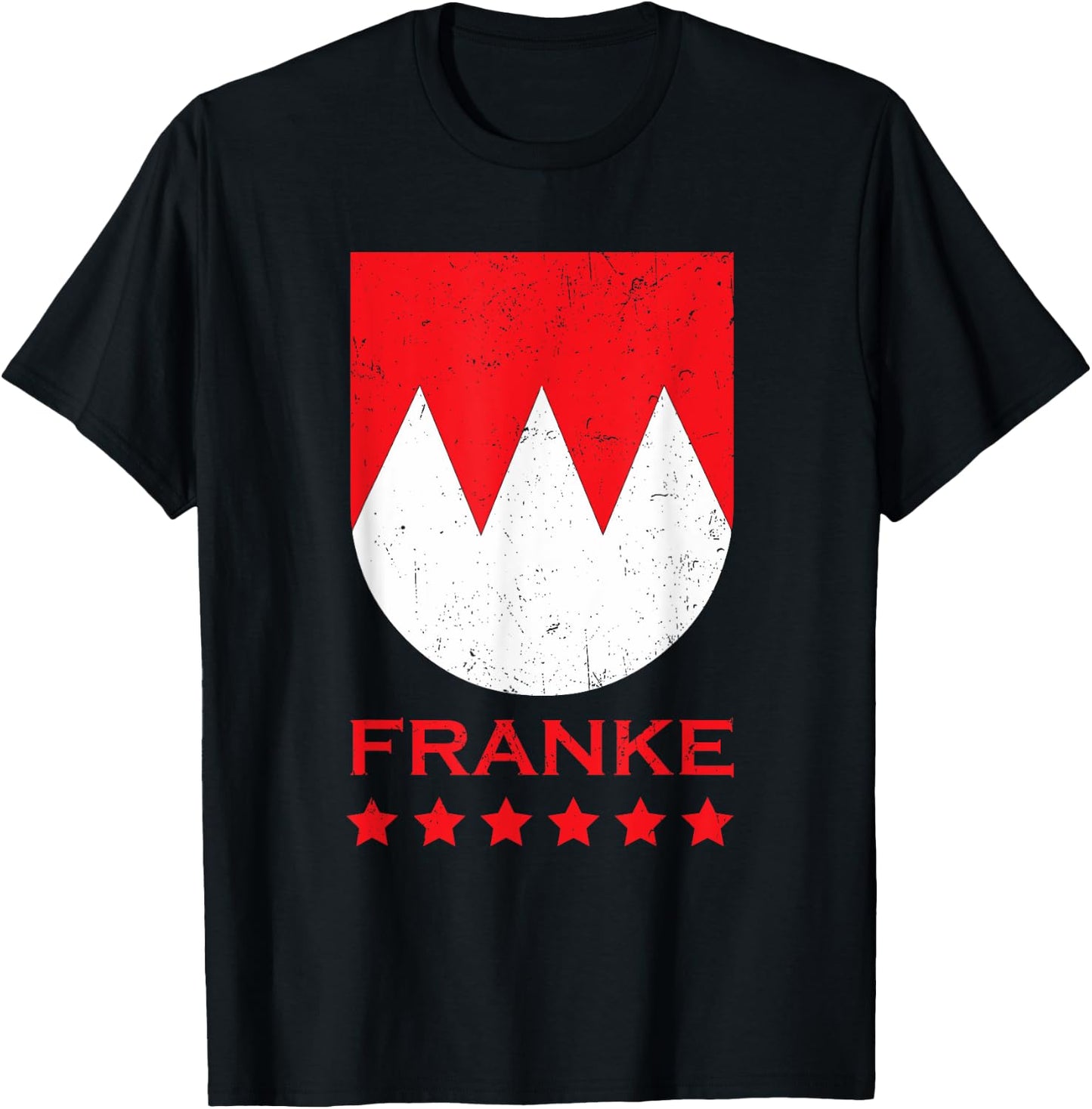 Franconia Frank Bavaria Germany Franconian dialect German T-Shirt - T-Shirt | Black
