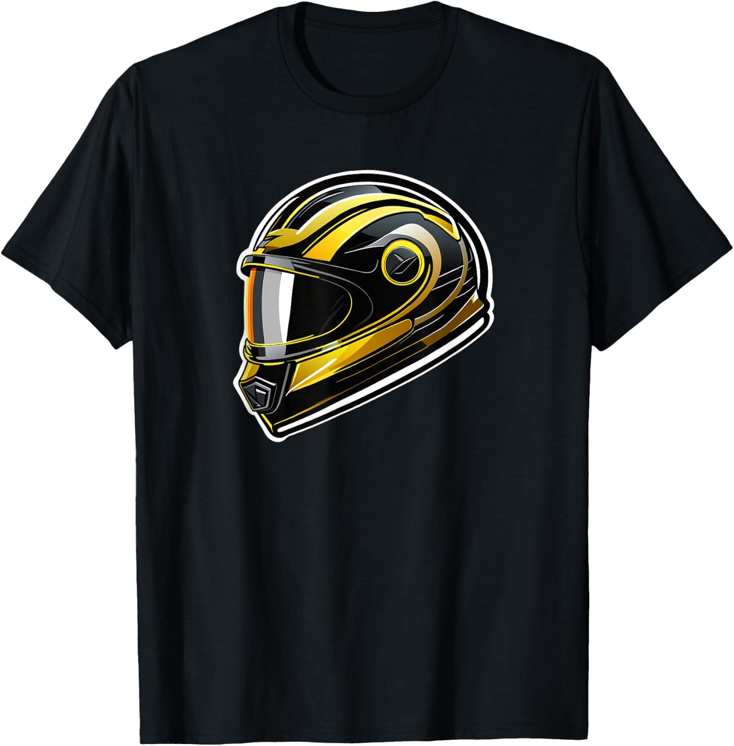 Motorcycle Helmet Artistic Headgear of Adventure T-Shirt - T-Shirt | Black