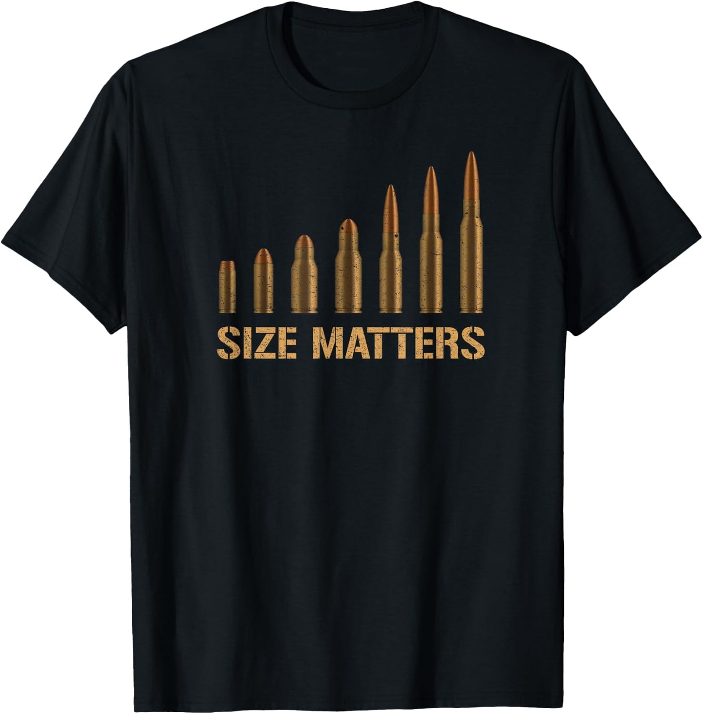 Size Matters Bullet T-Shirt - T-Shirt | Black