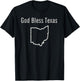 Vintage God Bless Texas Ohio T-Shirt - T-Shirt | Black