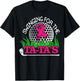 Breast Cancer Awareness Swinging For the Ta Tas Funny Golf T-Shirt - T-Shirt | Black