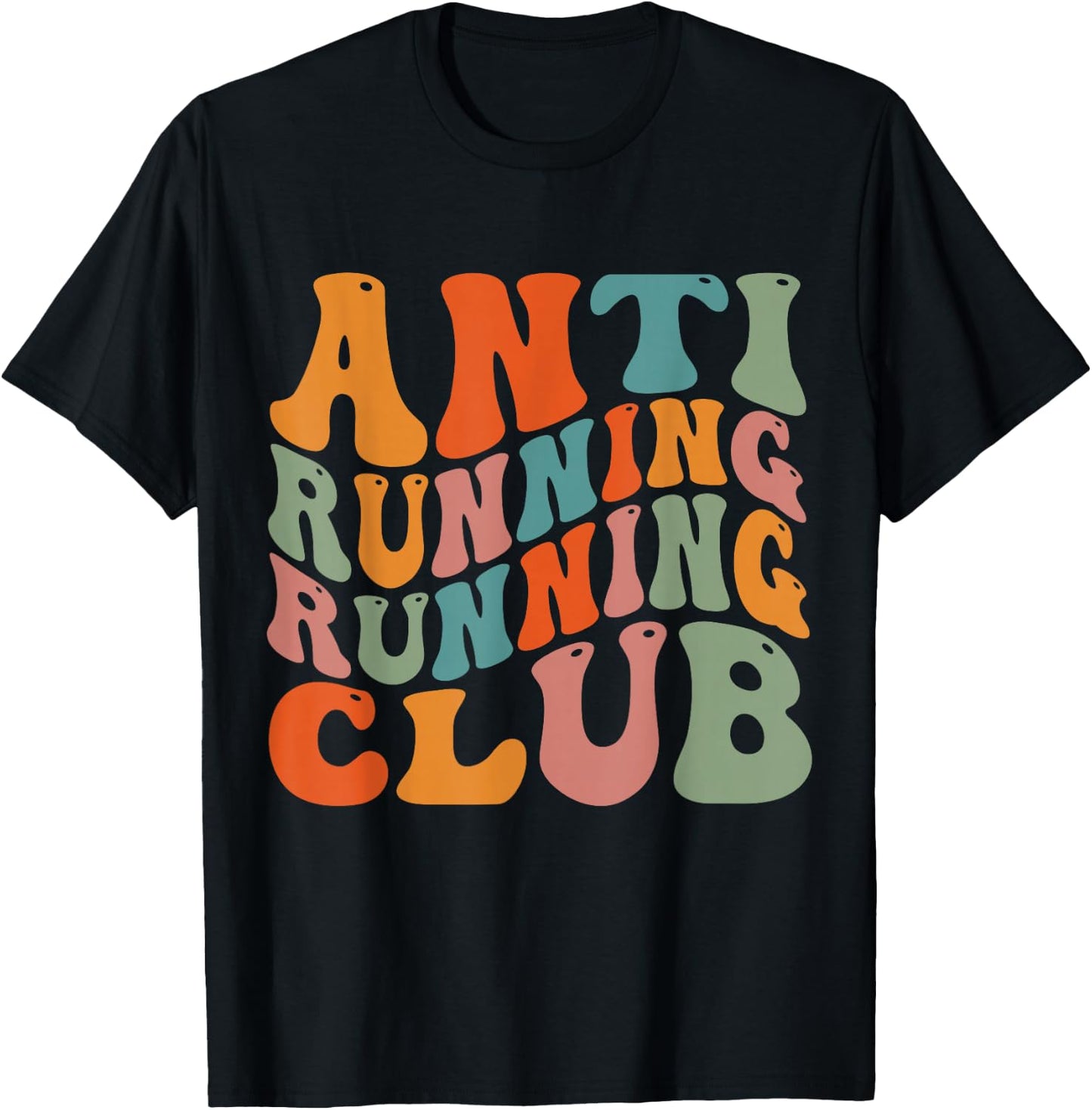 Anti Running Running Club T-Shirt - T-Shirt | Black