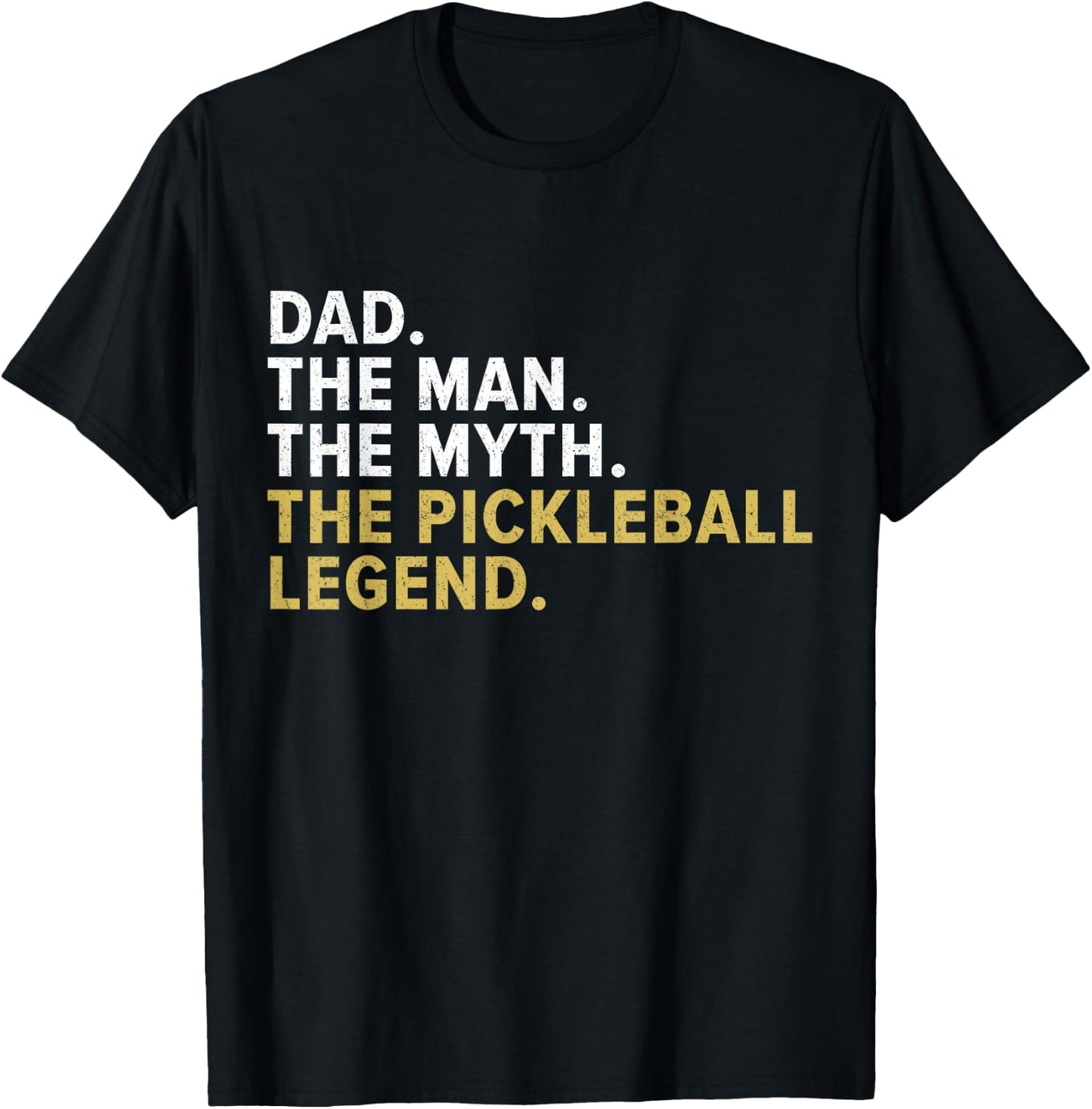 Pickleball Shirts - Dad Pickleball Shirt, Pickleball T-Shirt - T-Shirt | Black