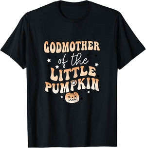 Godmother of the Little Pumpkin Halloween Family Matching T-Shirt - T-Shirt | Black