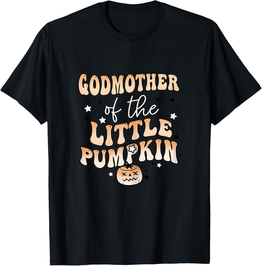 Godmother of the Little Pumpkin Halloween Family Matching T-Shirt - T-Shirt | Black