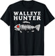 Walleye Hunter Fishing Fish Lover Fisherman Men Women Kids T-Shirt - T-Shirt | Black