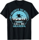 My Favorite Ski Buddies Call Me grandpa Funny Skiing Skier T-Shirt - T-Shirt | Black