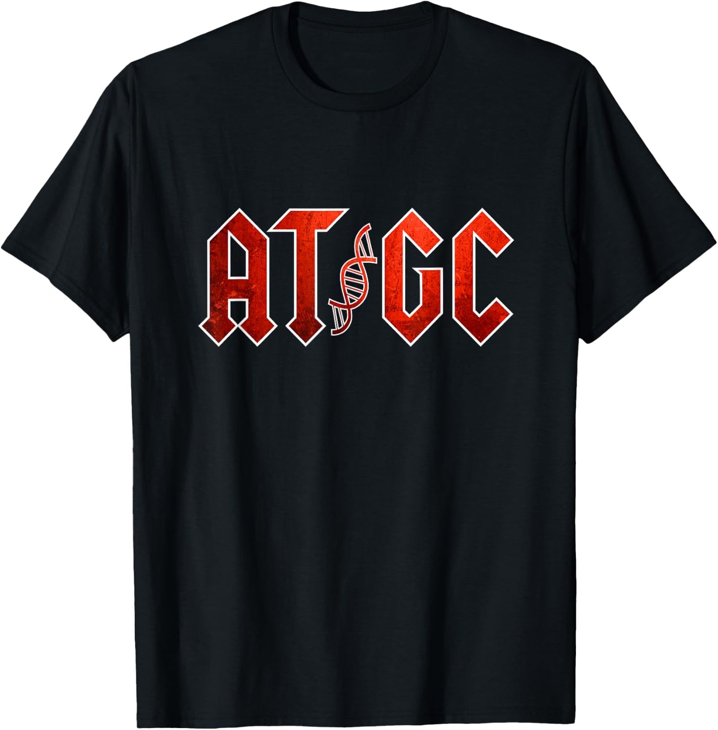 Funny Science Teacher Gift DNA ATGC T Shirt T-Shirt - T-Shirt | Black