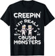 Creepin It Real Cousin Monster Funny Halloween Costume T-Shirt - T-Shirt | Black