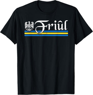 Friuli Pordenone Udine Ethnicity Souvenir Italian T-Shirt - T-Shirt | Black