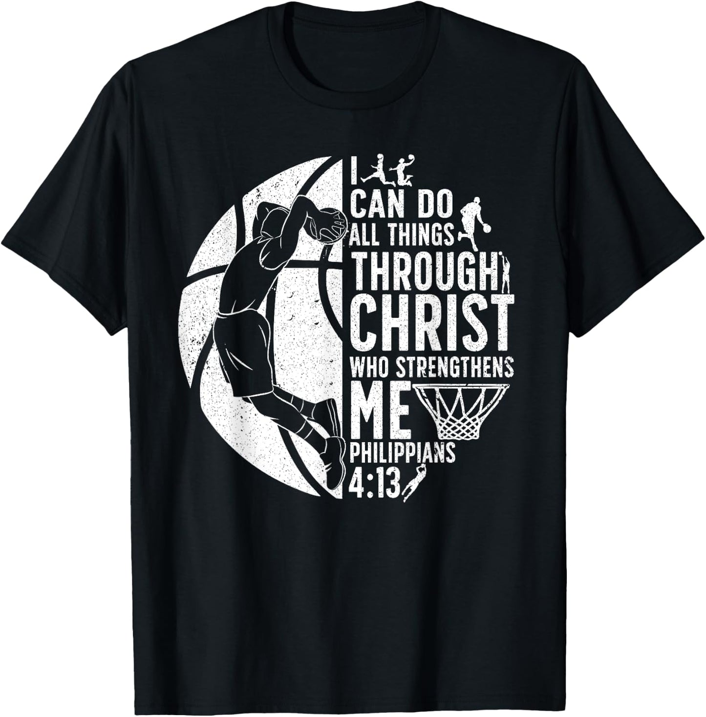 Cool Basketball Women Sport Game Basketball Player T-Shirt - T-Shirt | Black
