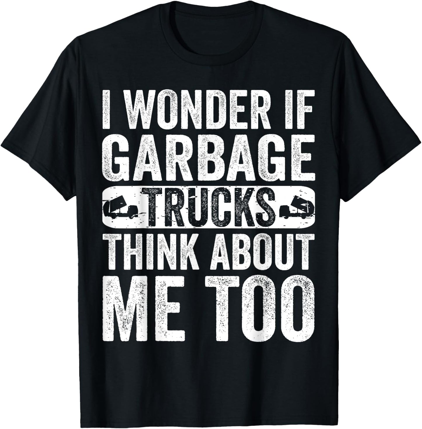 Recycling Garbage Truck Trash Collector Recycle Earth Day T-Shirt - T-Shirt | Black