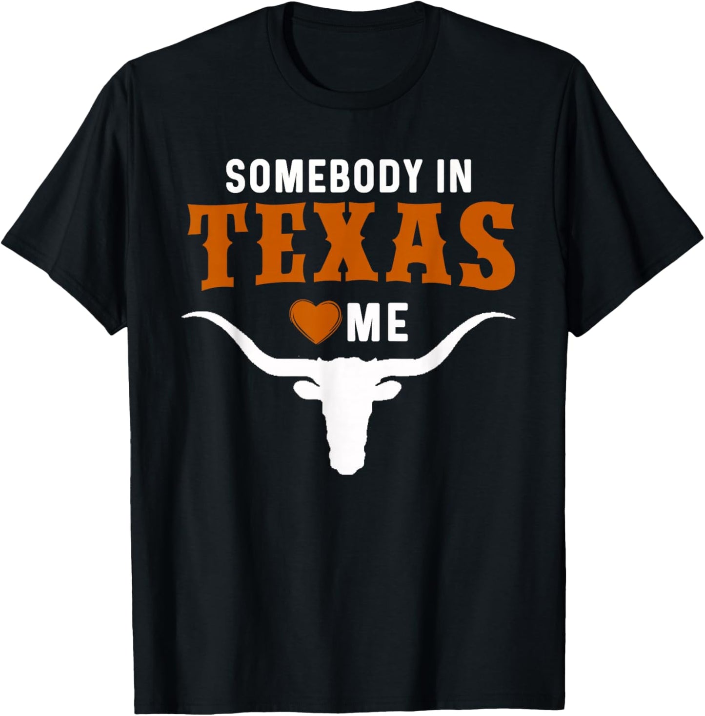 Texas Gifts Texan TX Dallas Howdy Longhorn T-Shirt - T-Shirt | Black