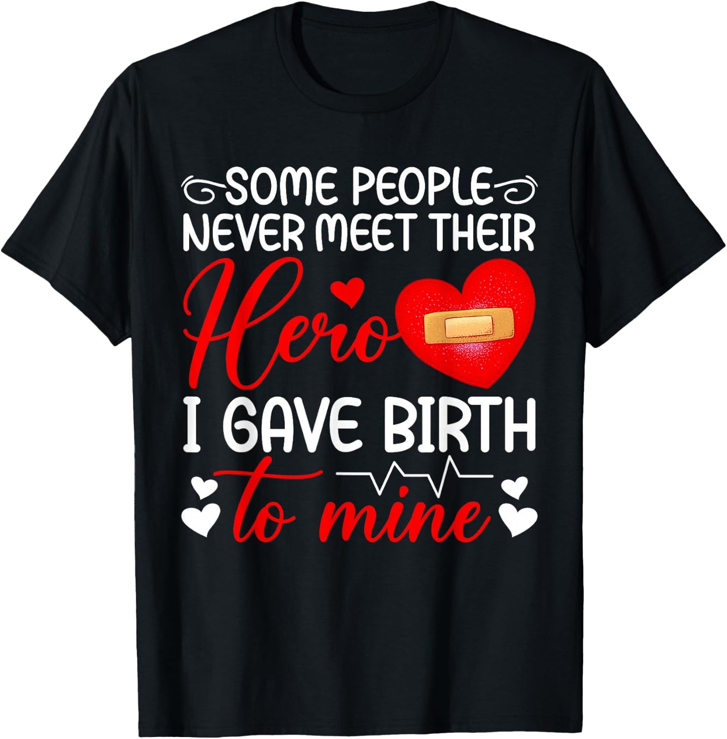 CHD Mom Of A CHD Warrior Mother Congenital Heart Disease T-Shirt - T-Shirt | Black