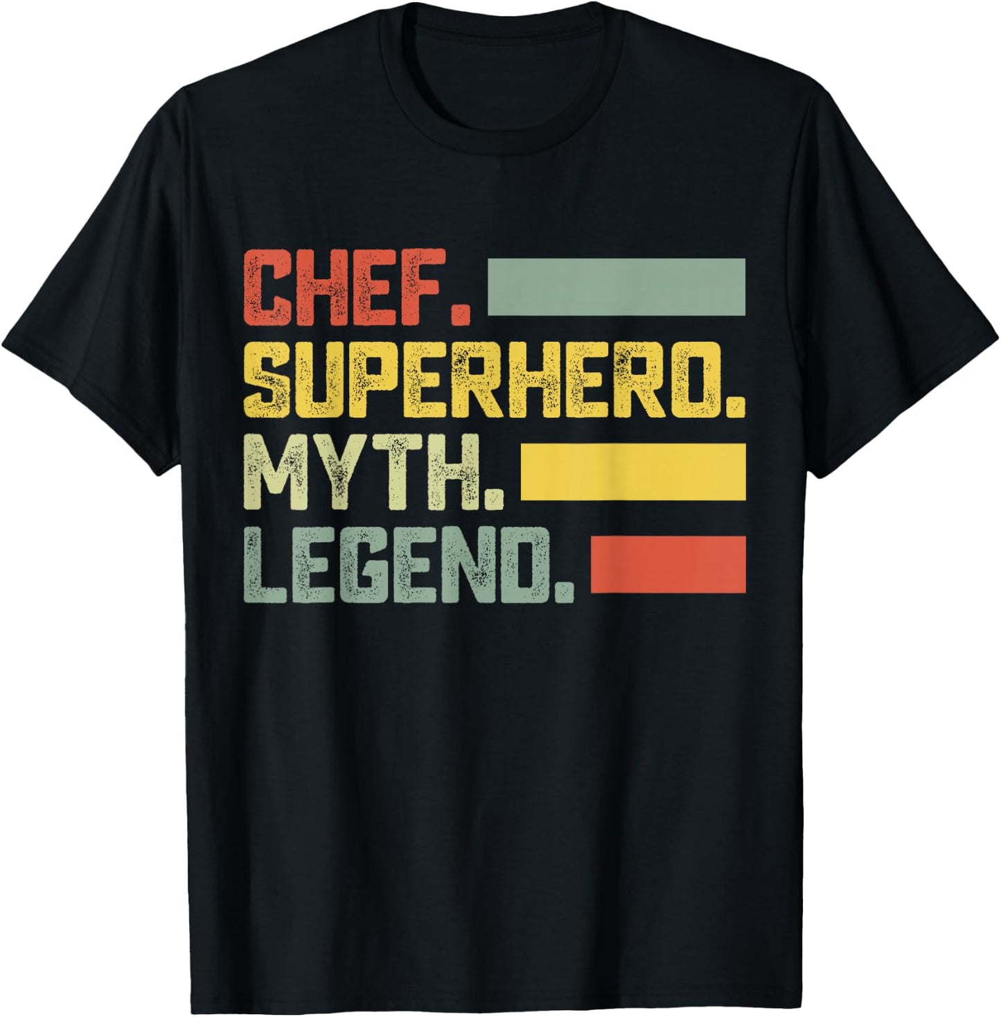 Chef Superhero Myth Legend - Chef T-Shirt - T-Shirt | Black