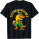 Dinosaur Oktoberfest Lederhosen Costume Men T rex Beer Fest T-Shirt - T-Shirt | Black
