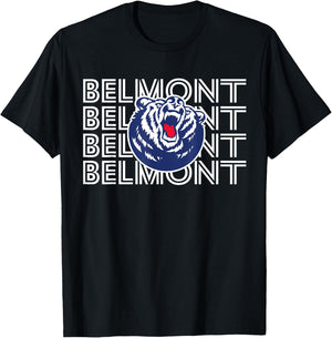 Belmont Bruins | Official NCAA Merch | NCAFBEL01 T-Shirt - T-Shirt | Black