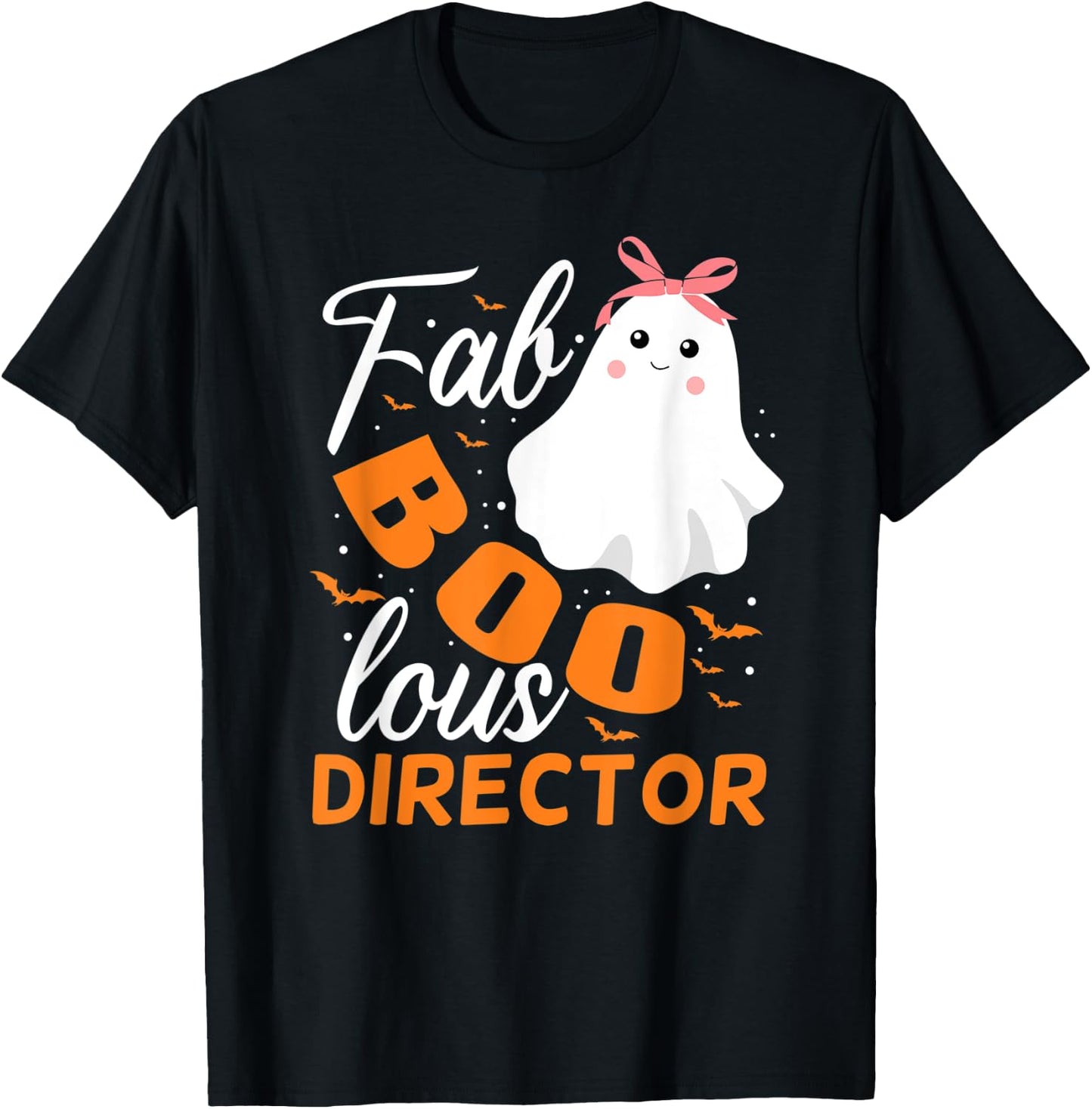 Fabulous Faboolous Director Ghost Halloween T-Shirt - T-Shirt | Black