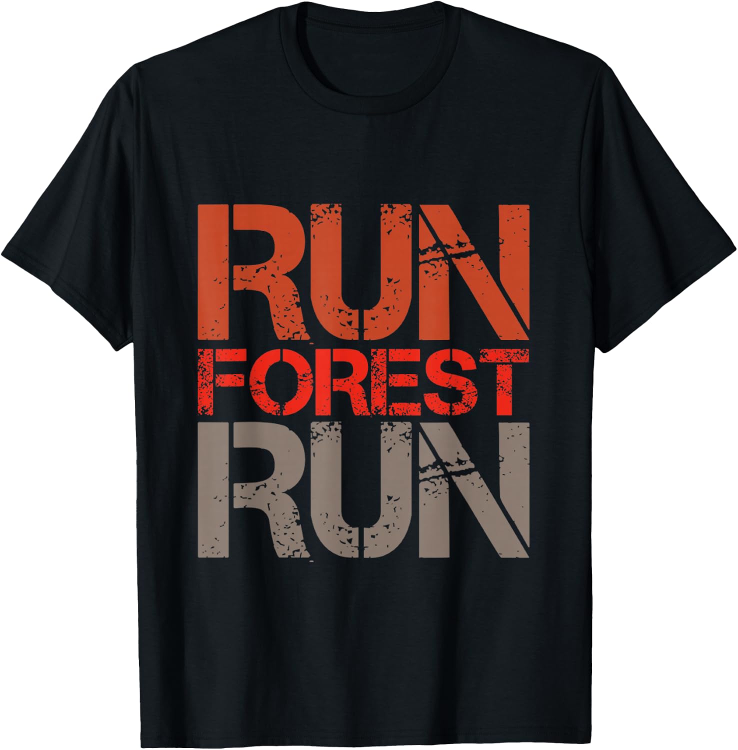 Logger Woodsman Vintage Run Forest Run Lumberjack Chainsaw T-Shirt - T-Shirt | Black