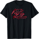Mossy Oak Fishing Bass Target Ocean Outdoors Red Logo T-Shirt - T-Shirt | Black