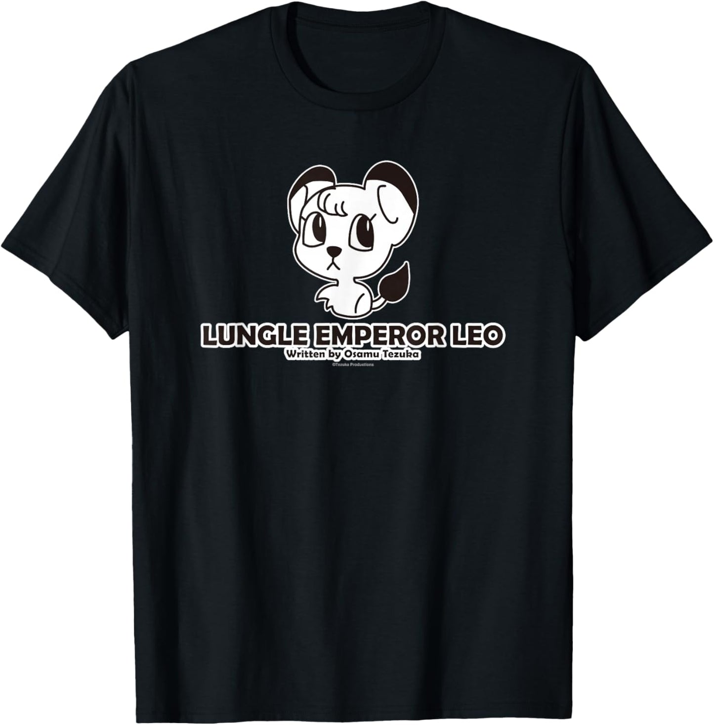Kimba the White Lion tirari (Leo) (C)TEZUKA PRODUCTIONS T-Shirt - T-Shirt | Black