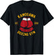 Vintage Boxing Gloves Kamogaw Boxing Gym Est. 1950 T-Shirt - T-Shirt | Black