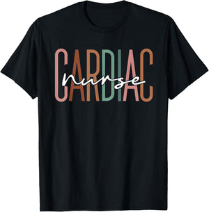 Simple Cicu Cvicu Cardiology Heart Healthcare Cardiac Nurse T-Shirt - T-Shirt | Black