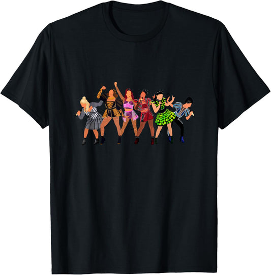 Six Queens Musical Theatre Theater Musicals T-Shirt - T-Shirt | Black