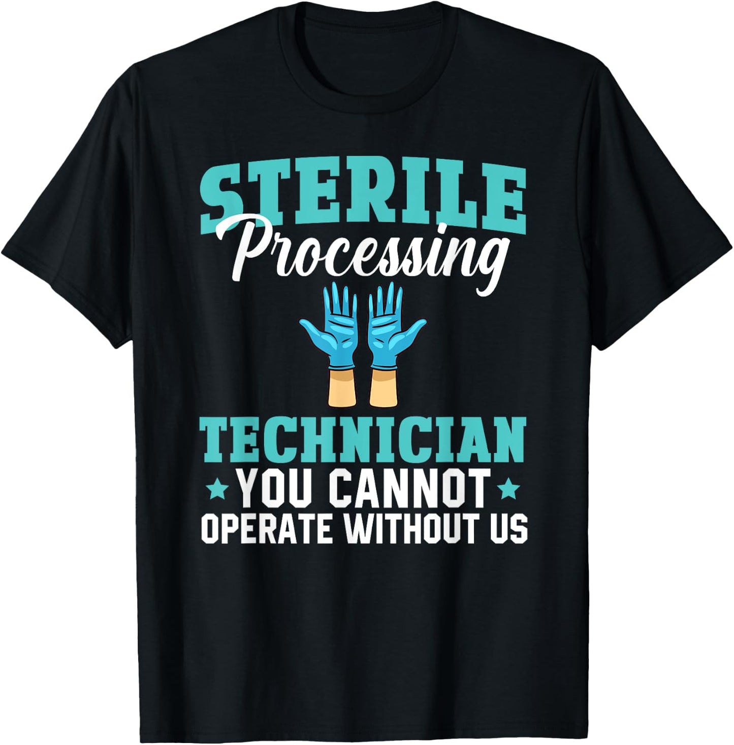 Sterile Processing Technician Instruments Tech Certification T-Shirt - T-Shirt | Black