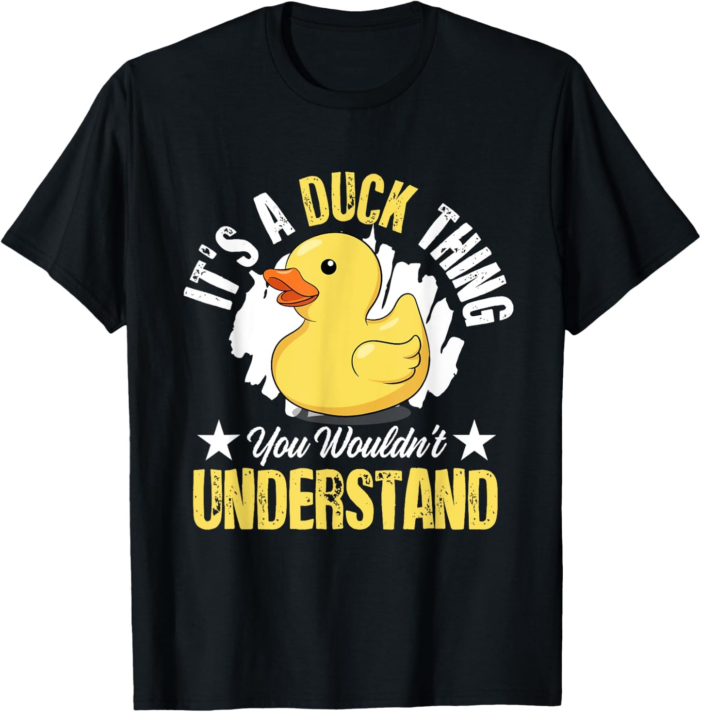 Yellow Rubber Duck - Its a Duck thing you wouldnt understand T-Shirt - T-Shirt | Black