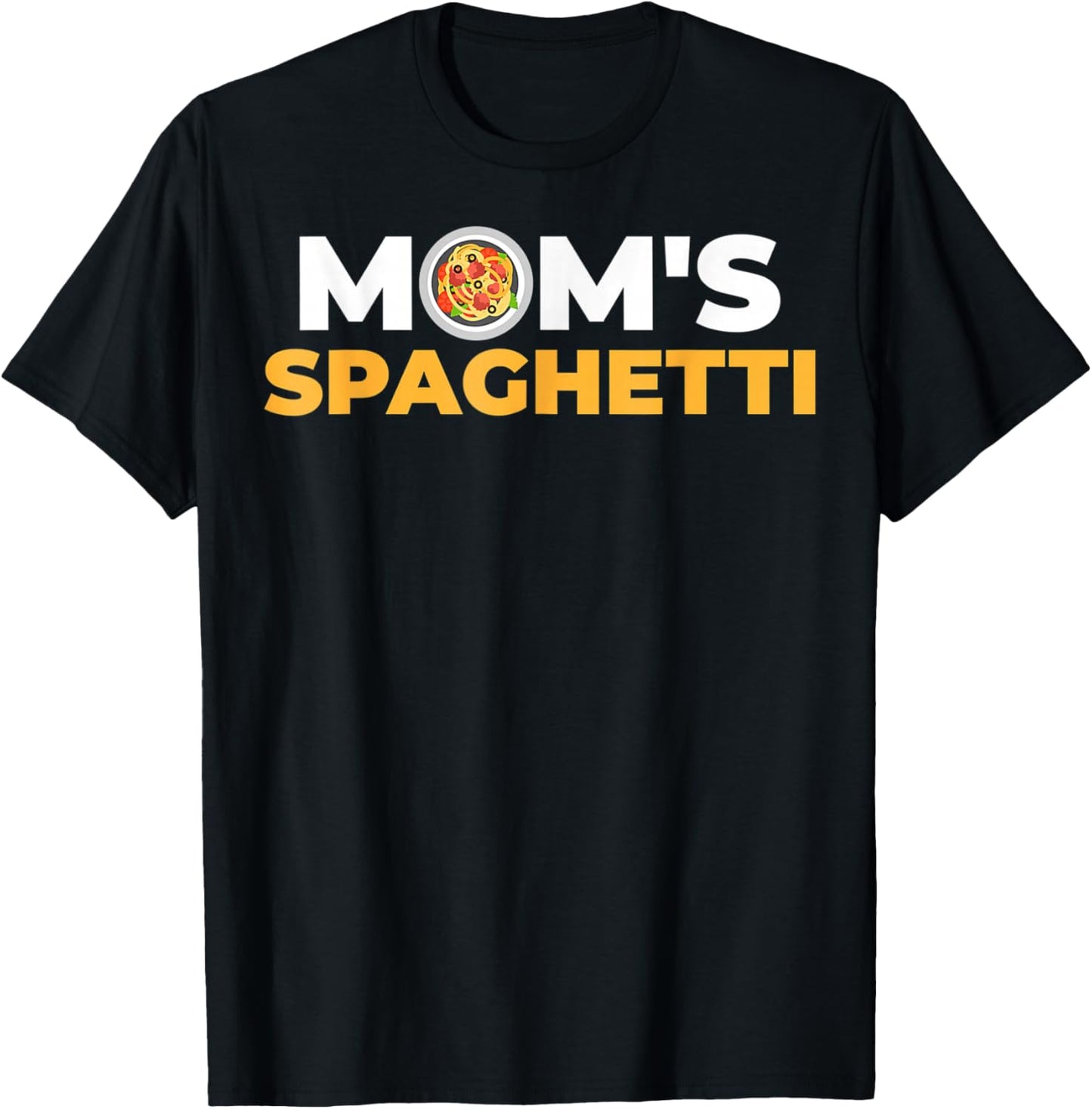 Mom Spaghetti Funny for Mothers T-Shirt - T-Shirt | Black