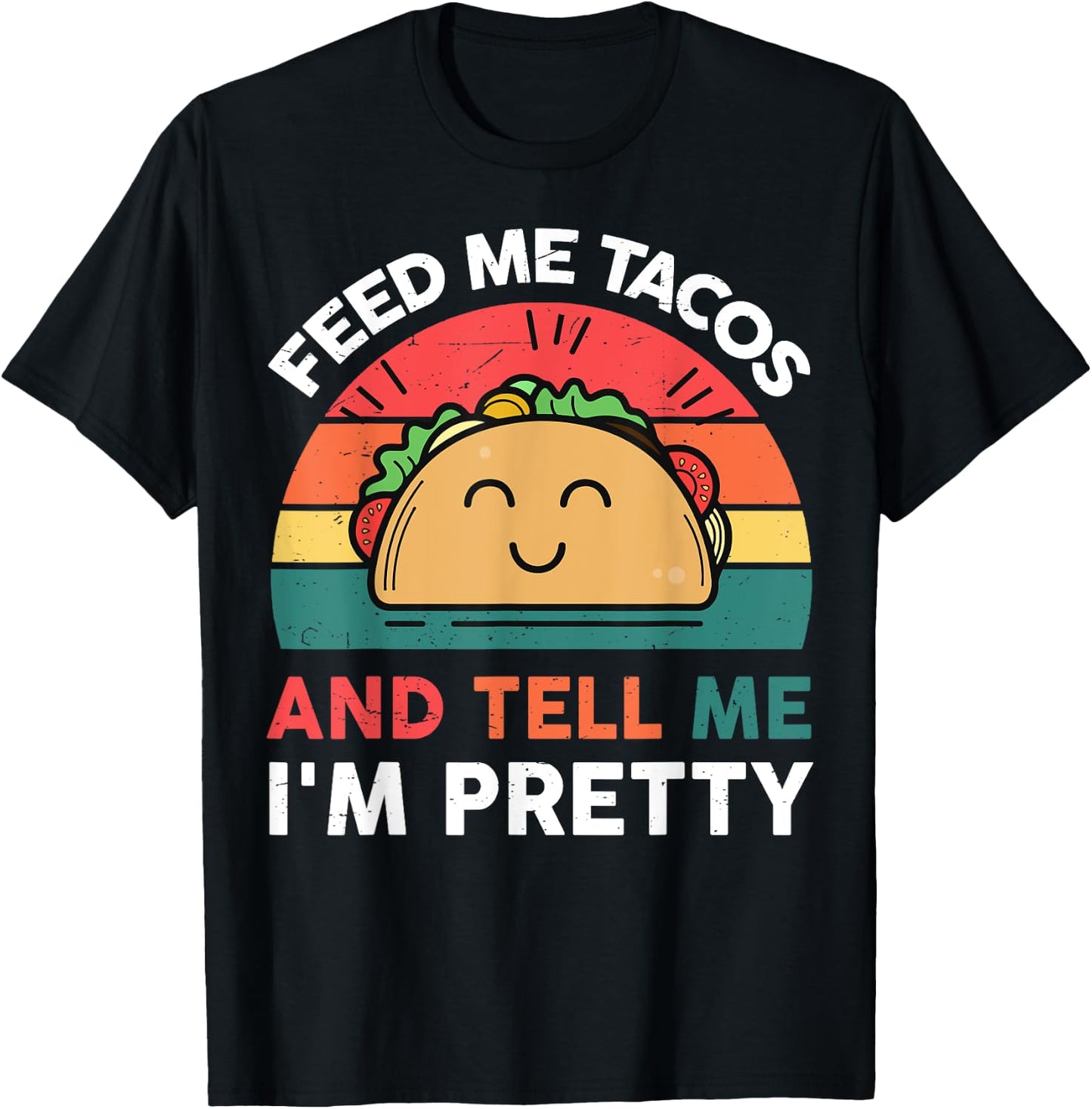 Feed Me Taco-Shirt Kids Women Mexican Tuesday Funny Fiesta T-Shirt - T-Shirt | Black