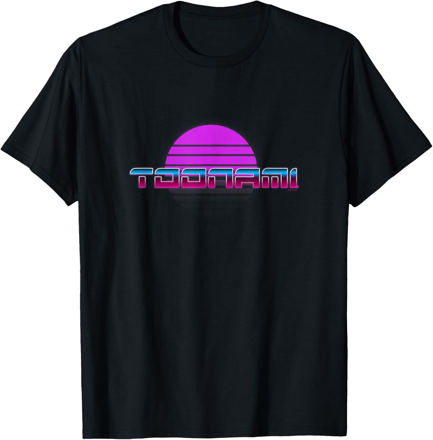 Toonami Retro Shutter Sun Neon Logo T-Shirt - T-Shirt | Black