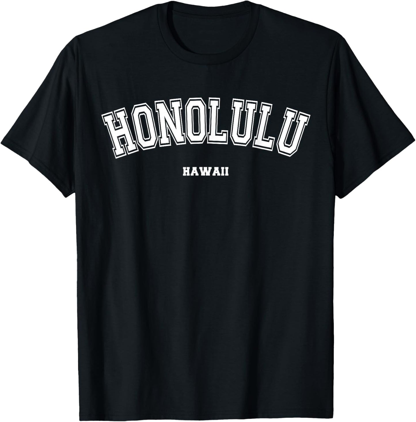 Honolulu Hawaii T-Shirt - T-Shirt | Black