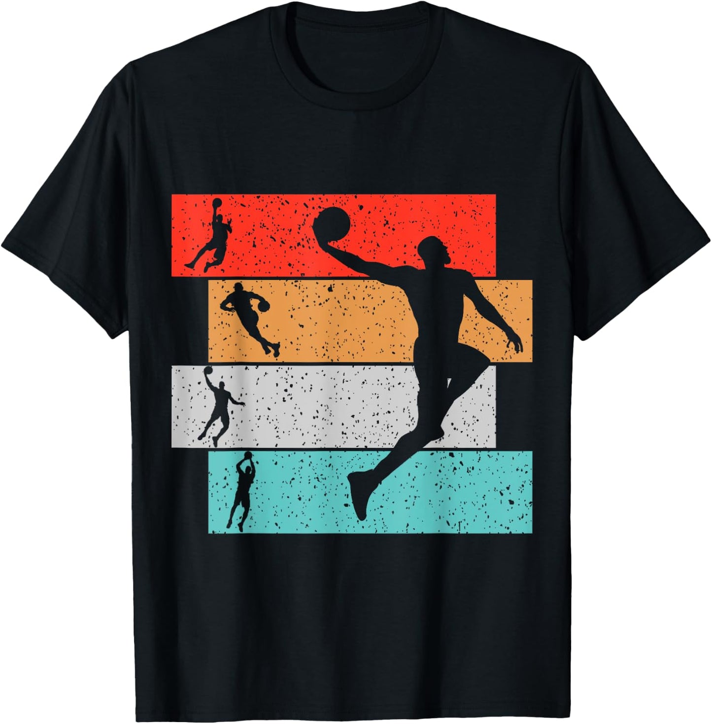 Basketball Kids Boys Men T-Shirt - T-Shirt | Black