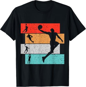 Basketball Kids Boys Men T-Shirt - T-Shirt | Black