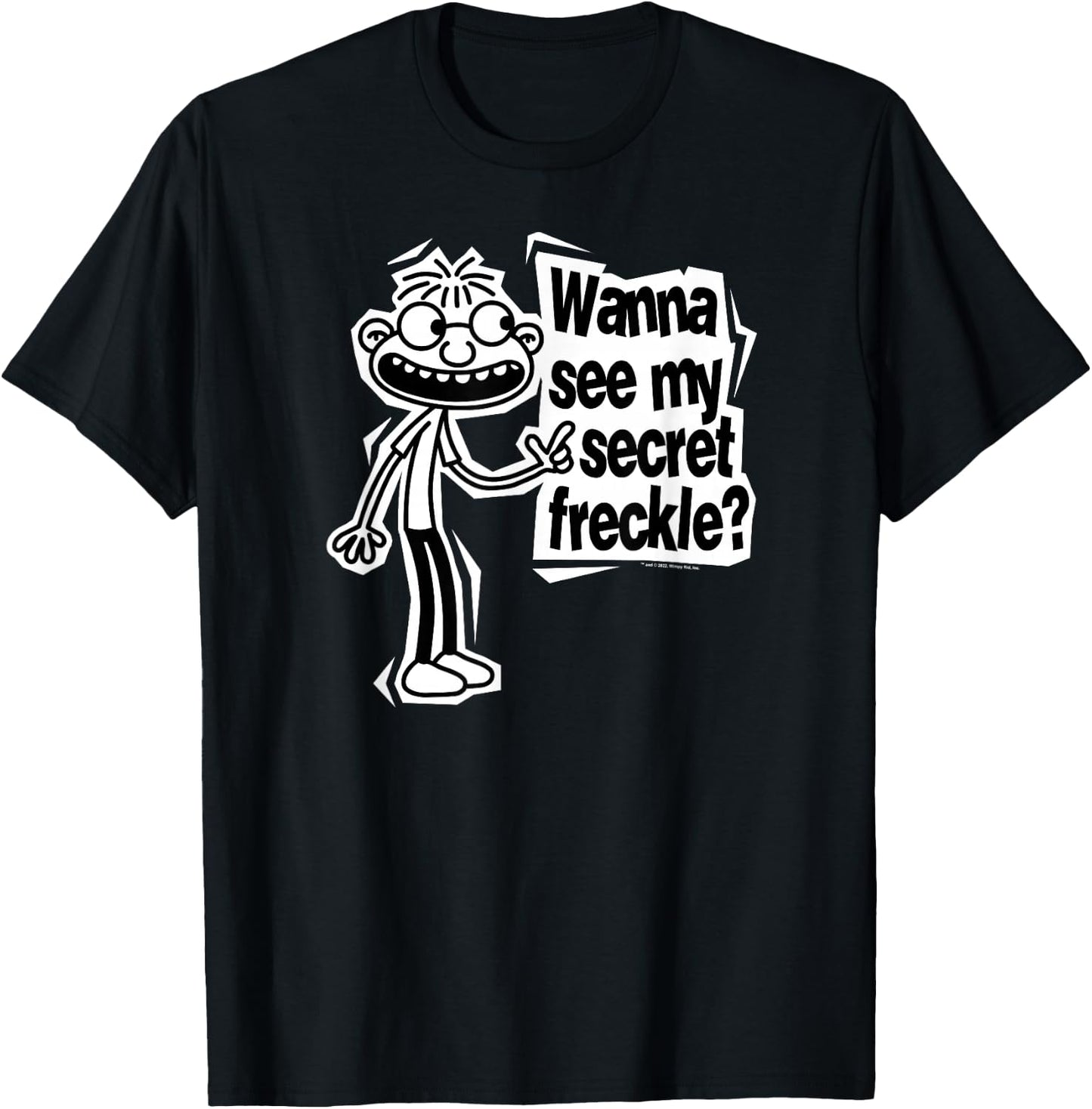 Diary of a Wimpy Kid Fregley Secret Freckle T-Shirt - T-Shirt | Black