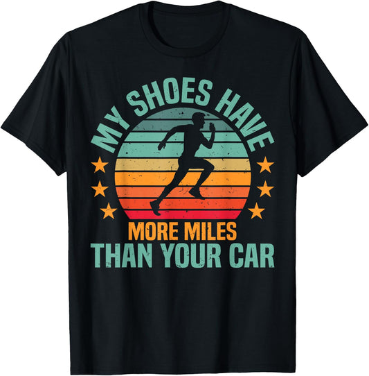 Runner, funny running, jogging T-Shirt - T-Shirt | Black