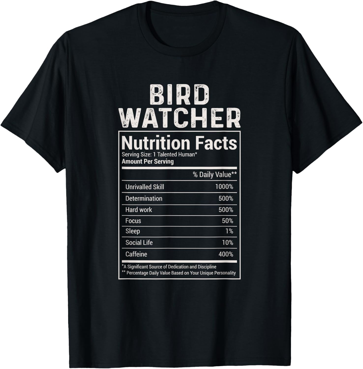 Birdwatcher Funny Bird Watching Birdwatching Birds Lover T-Shirt - T-Shirt | Black
